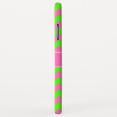 Heet Roze #2 Limoengroen LG Chevron Naam Monogram Case-Mate iPhone Case (Achterkant/rechts)