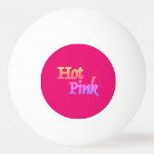 Heet Roze 3-sterren witte ping pong bal Pingpongbal (Voorkant)
