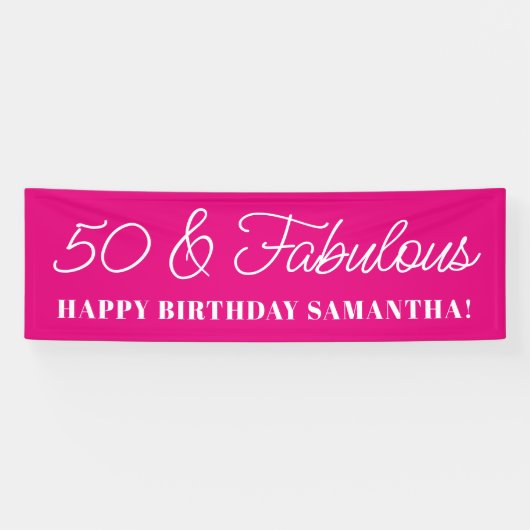 Heet Roze 50 en Fabulous Spandoek (Horizontaal)