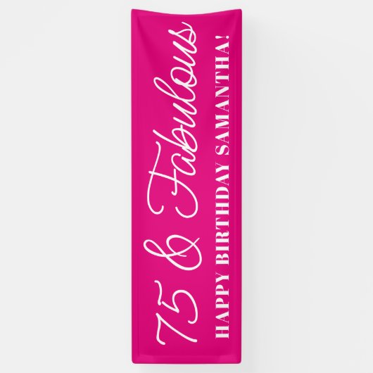 Heet Roze 75 en Fabulous Spandoek (Verticaal)