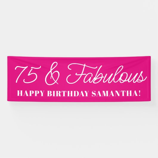 Heet Roze 75 en Fabulous Spandoek (Horizontaal)