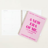 HEET ROZE AANGEPASTE NAAM STIJLVOOL EENVOUDIG DAGE PLANNER (Display)