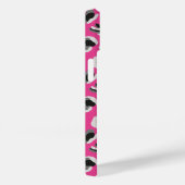 Heet Roze Abstract Dierenprint Case-Mate iPhone Case (Achterkant / Rechts)