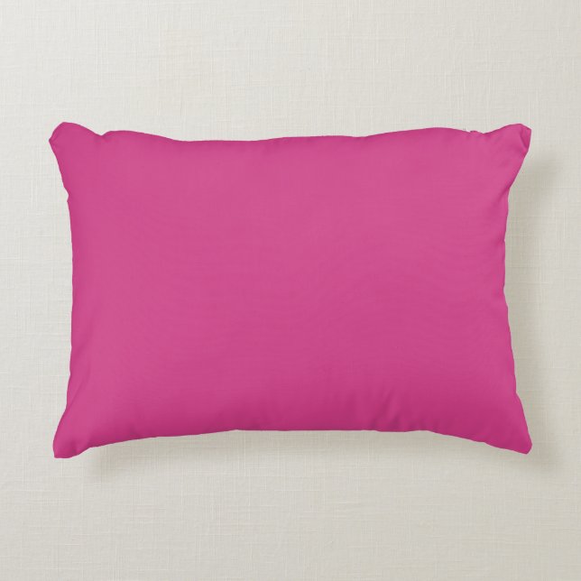 Heet Roze Accent Kussen (Voorkant)