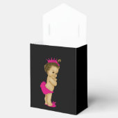 Heet Roze Afrikaans Amerikaans Baby Meisje Bedankdoosjes (Geopend)