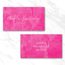 Heet Roze Aquarel Achtergrond