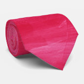 Heet Roze Aquarel Heren Das Op Maat (Opgerold)