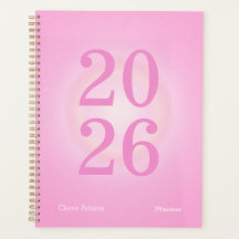 Heet Roze Aura Grote Jaar Planner