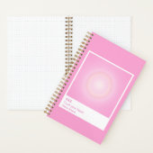 Heet Roze Aura Swatch Engel Nummer Klein Notitieboek (Binnen)