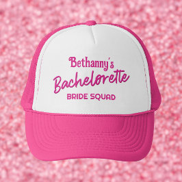 Heet Roze Bachelorette Gepersonaliseerde Trucker H Pet