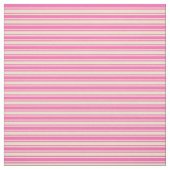 Heet Roze & Beige Gestreepte Patroon Stof (Swatch)