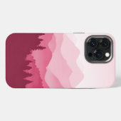 Heet Roze Bergen iPhone Hoesje (Achterkant horizontaal)
