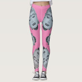 Heet Roze Boeddha Leggings (Voorkant)