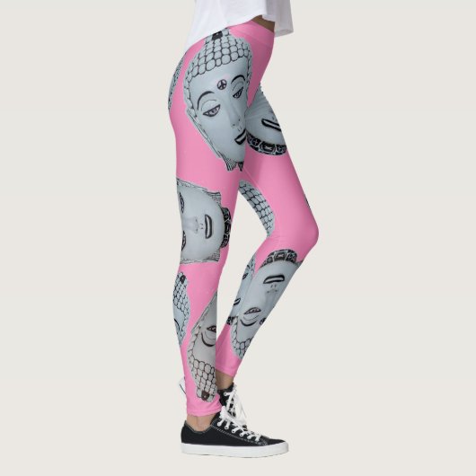 Heet Roze Boeddha Leggings (Rechts)