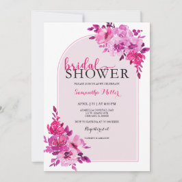 Heet Roze Bruidsfeest Ideeen Kaart