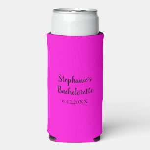 Heet Roze Bruiloft Bachelorette Party Gift Favor Seltzer Blikjeskoeler