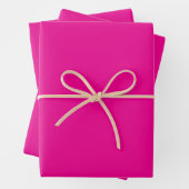 Heet Roze Bruiloften Kerst Helder Aangepaste Kleur Inpakpapier Vel (In situ)