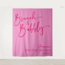 Heet Roze Brunch en Bubbly Verjaardag Brunch Party