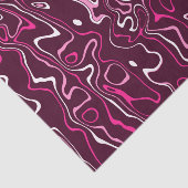 Heet roze damascus abstracte wervelingen koel patr tissuepapier (Detail)