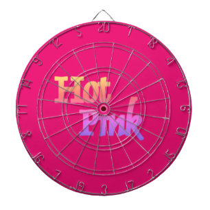 Heet Roze dartboard Dartbord