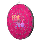 Heet Roze dartboard Dartbord (Voorkant Rechts)