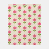 Heet Roze Dekbed Fleece Deken (Voorkant)