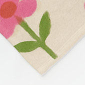 Heet Roze Dekbed Fleece Deken (Hoek)