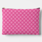 Heet roze diamant textuur make-up vanity etui (Voorkant)