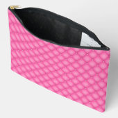 Heet roze diamant textuur make-up vanity etui (Open)