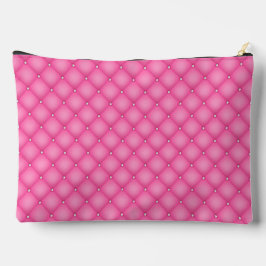 Heet roze diamant textuur make-up vanity etui