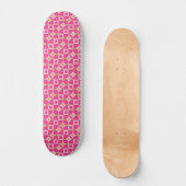Heet roze diamanten bloem glans persoonlijk skateboard (Voorkant)
