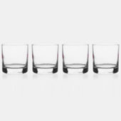 Heet Roze Disco Boogie Bruiloftsfeestje Whisky Glas (Links)