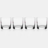Heet Roze Disco Boogie Bruiloftsfeestje Whisky Glas (Rechts)