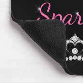 Heet Roze Drip Faux Glitter Geboren om te Fonkel Muismat (Hoek)
