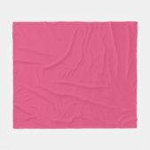 Heet Roze Eenvoudige Gepersonaliseerde Herhalende Fleece Deken (Voorkant (Horizontaal))
