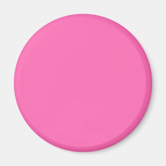 Heet Roze Effen Kleur Magneet (Voorkant)
