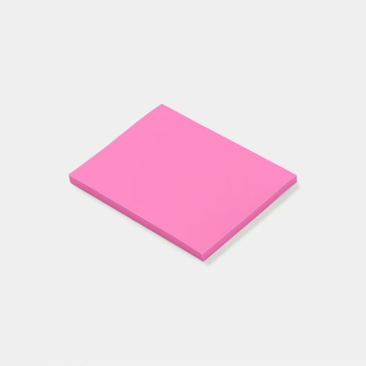 Heet Roze Effen Kleur Post-it® Notes (Schuin)