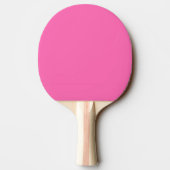 Heet Roze Effen Kleur Tafeltennisbatje (Achterkant)