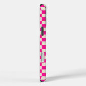 Heet roze en bruine ruitpatroon Case-Mate iPhone case (Achterkant / Rechts)