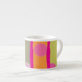Heet roze en gelukkig Expresso mok (Voorkant rechts)