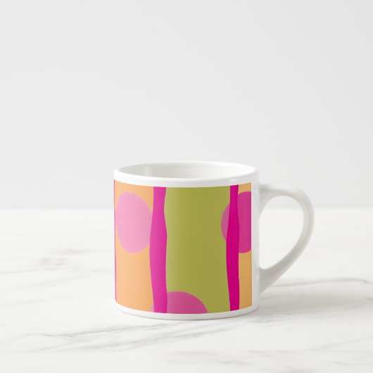 Heet roze en gelukkig Expresso mok (Rechts)