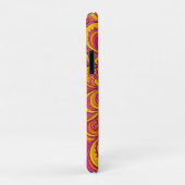 Heet Roze en Helder Oranje Psychedelische Unisex Case-Mate iPhone Case (Achterkant/rechts)