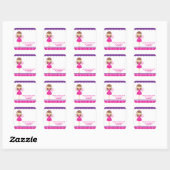 Heet Roze en Paarse Fairy Stickers (Vel)