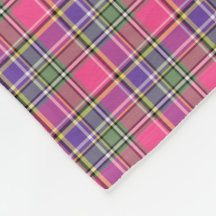 Heet Roze en Paarse geruite Pattern