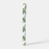Heet Roze en Tropische Palm Leaf Aangepaste naam iPhone 15 Case (Rechterkant)