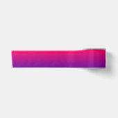 Heet roze en violette paarse ombre satijnen lint (Voorkant)