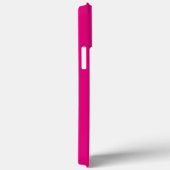 Heet roze en witte elegante glam signature Case-Mate iPhone case (Achterkant / Rechts)