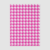 Heet roze en witte houndstooth tissuepapier (Voorkant)
