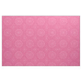 Heet Roze en Witte Mandala Patroon Stof (Fat Quarter)