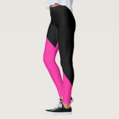 Heet Roze en Zwart Leggings (Links)